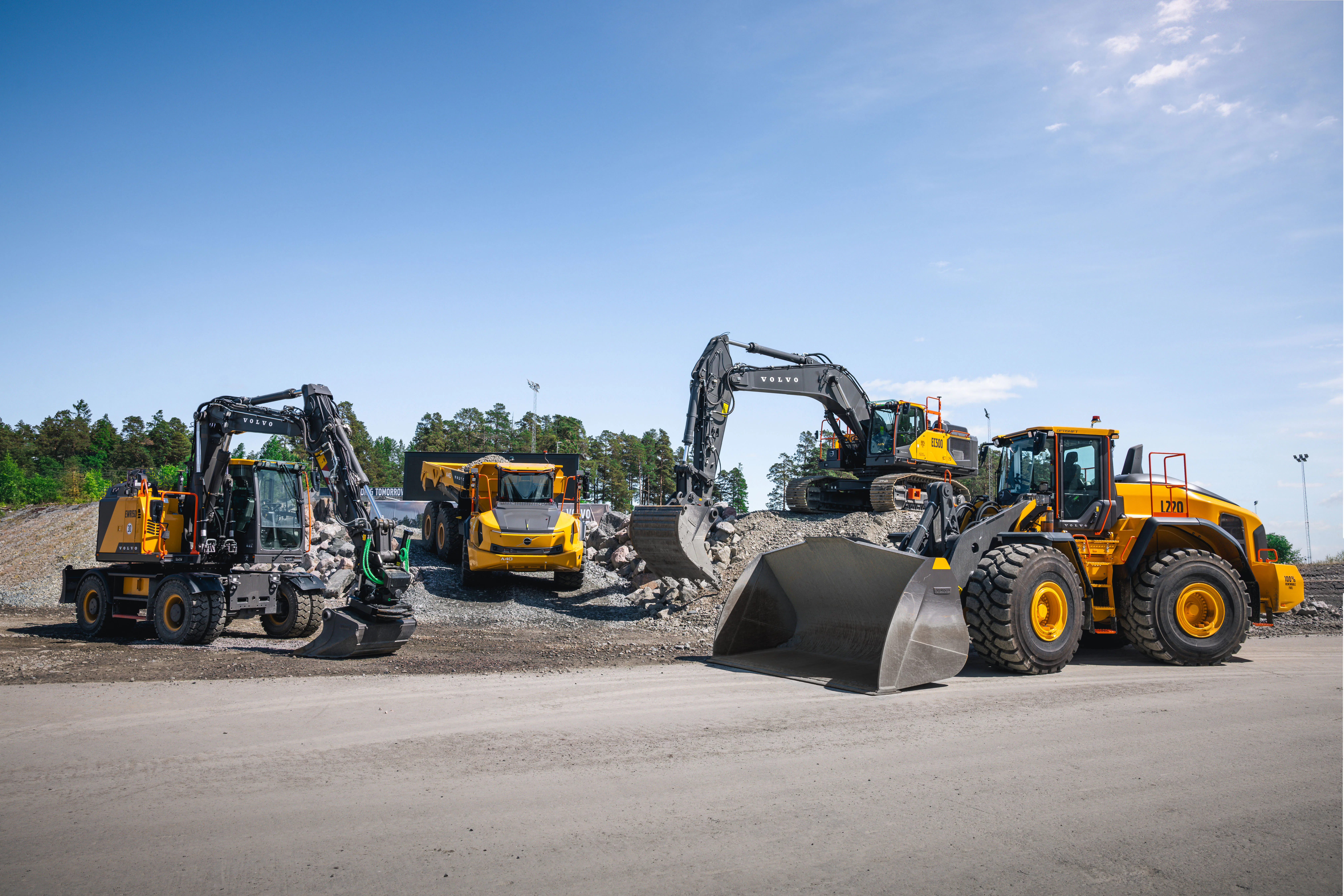 Europese vraag en elektrisch stoten orderintake Volvo CE 27% omhoog