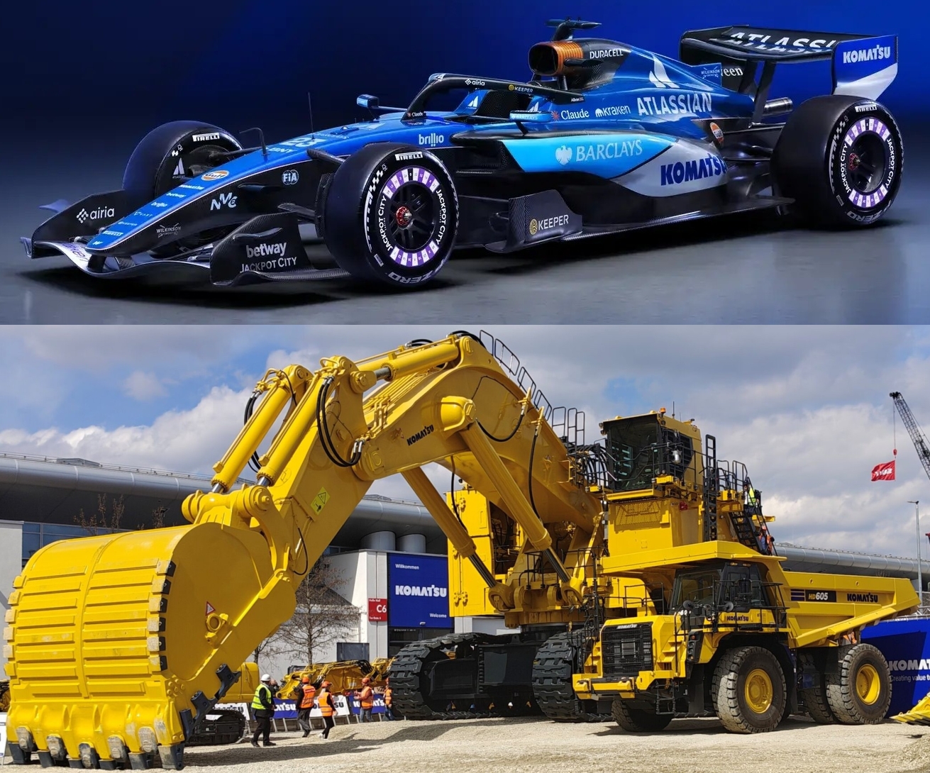 Foto: Atlassian Williams F1 Team/BouwMachines.