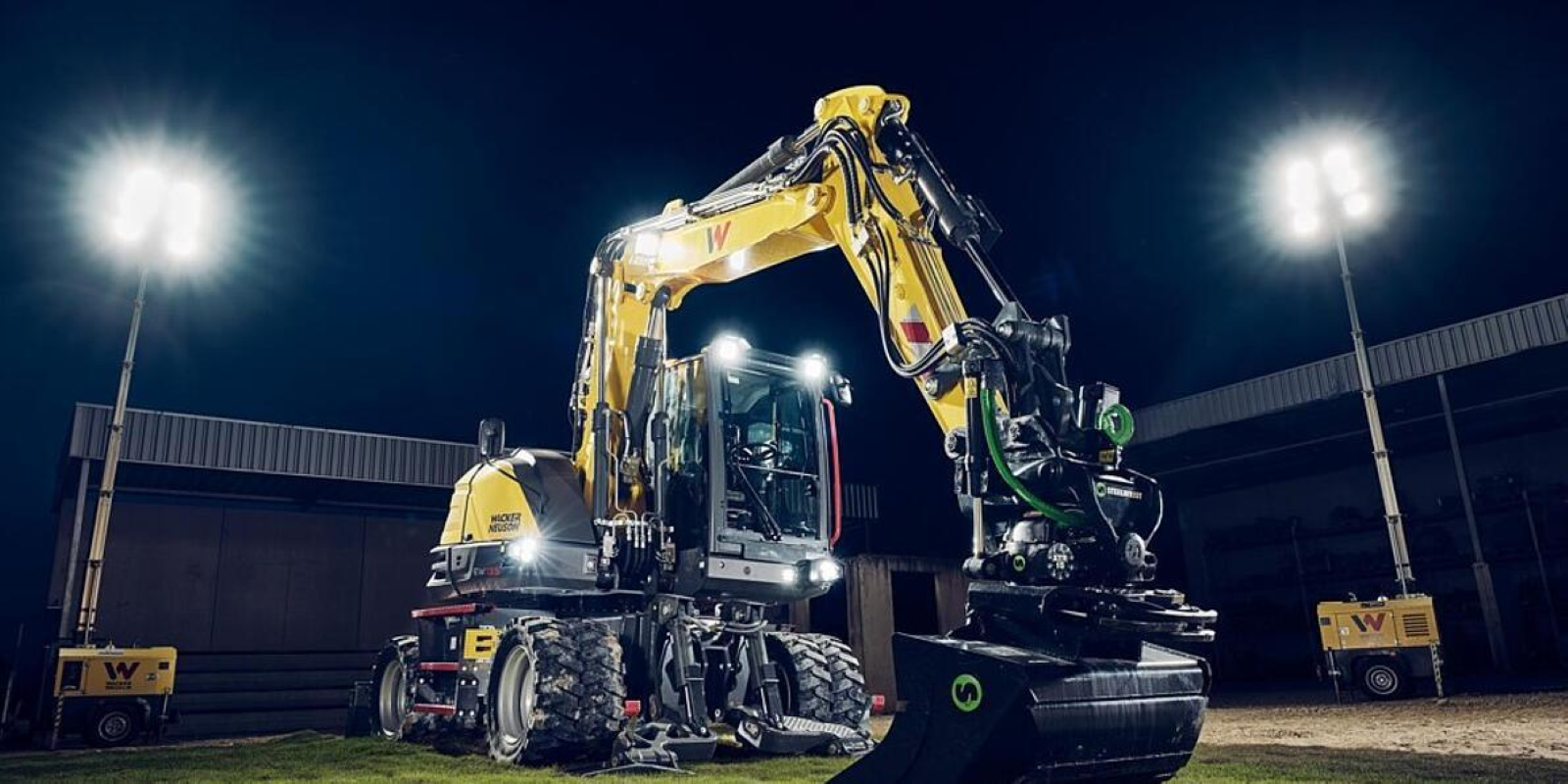 De EW 135 mobiele graafmachine. Foto: Wacker Neuson.